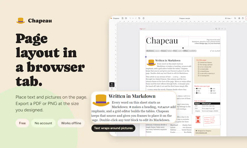Chapeau screenshot 3