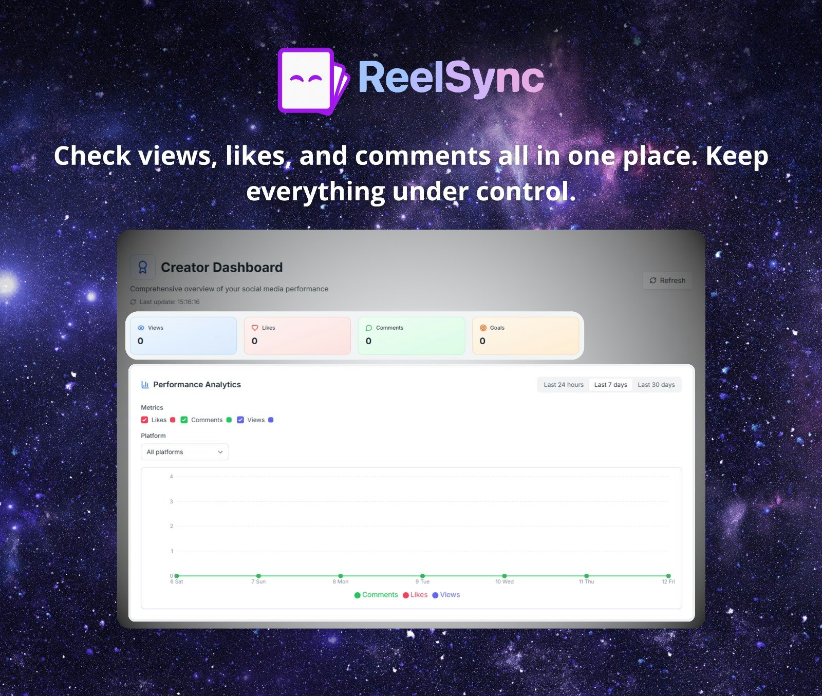 Media Reelsync - Một tải lên.Tất cả các xã hội của bạn.Không căng thẳng. 3
