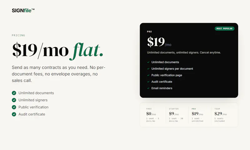 SignFile screenshot 2