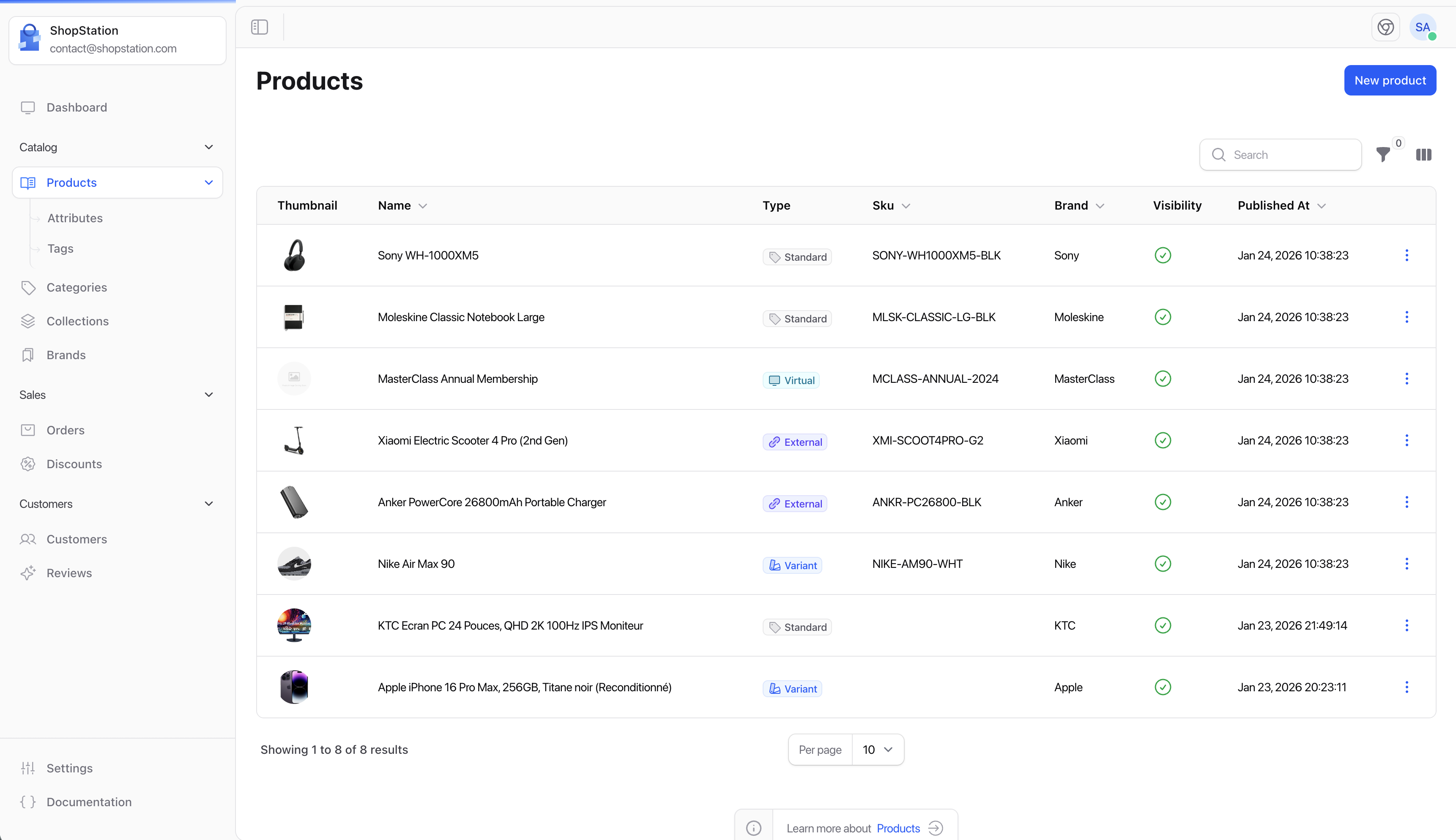 Laravel Shopper - Screenshot 2 showing product features and functionality