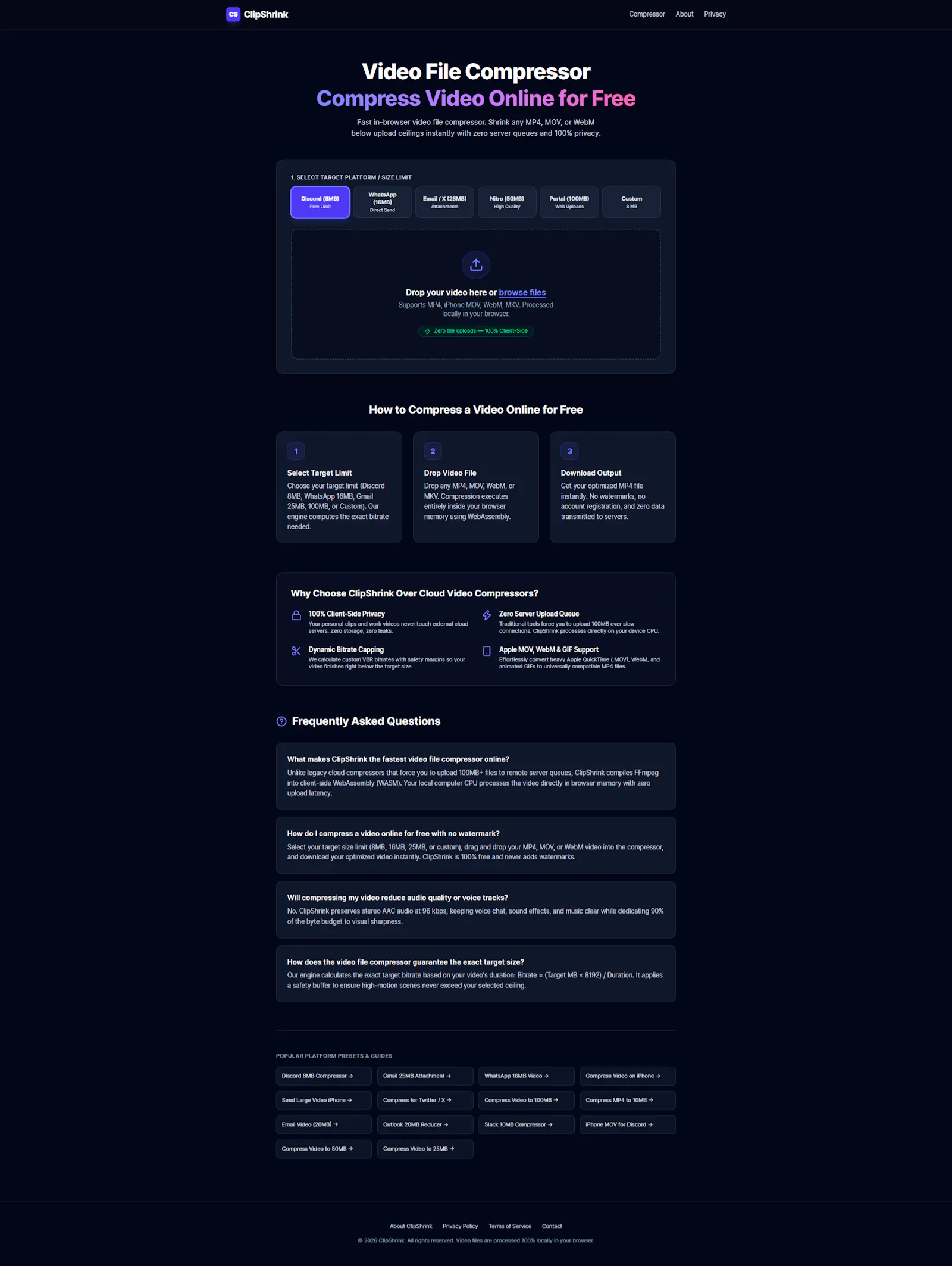 ClipShrink screenshot 1