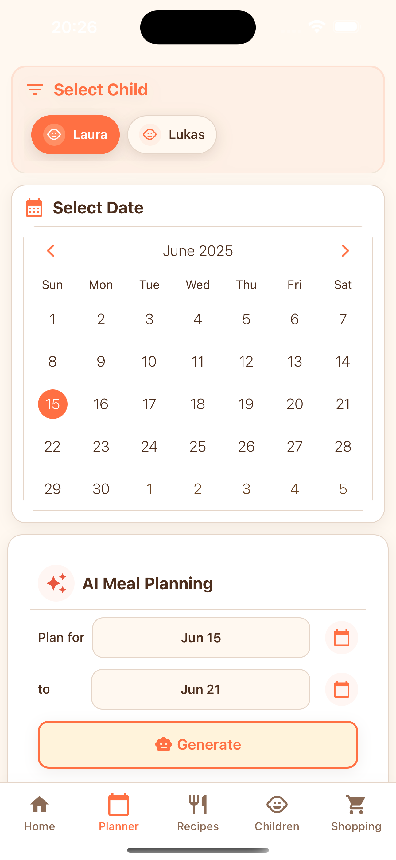 Media Yumm Yummy: Một ứng dụng IOS Planner IOS - Ứng dụng này giúp cha mẹ lên kế hoạch cho bữa ăn, công thức nấu ăn và hộp cơm trưa 3