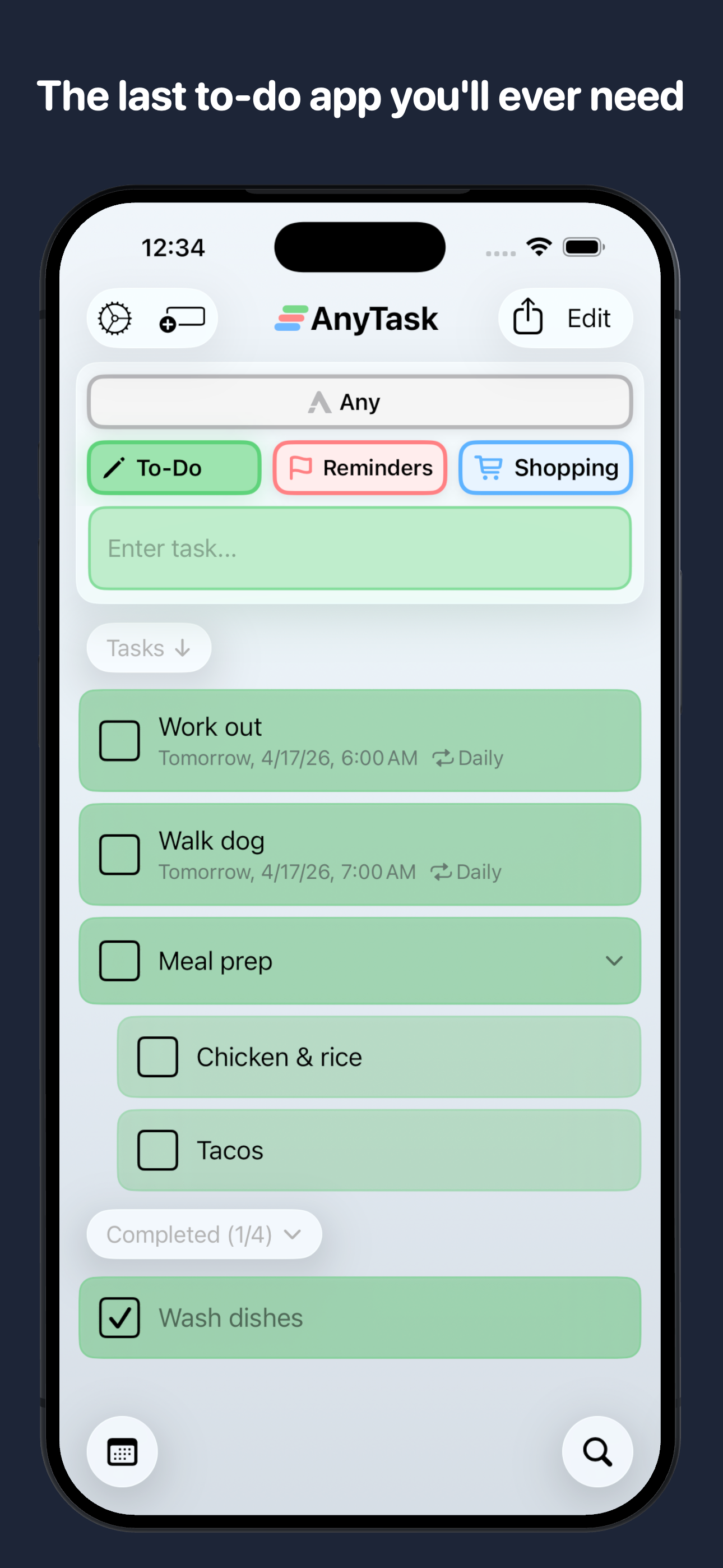 AnyTask gallery image