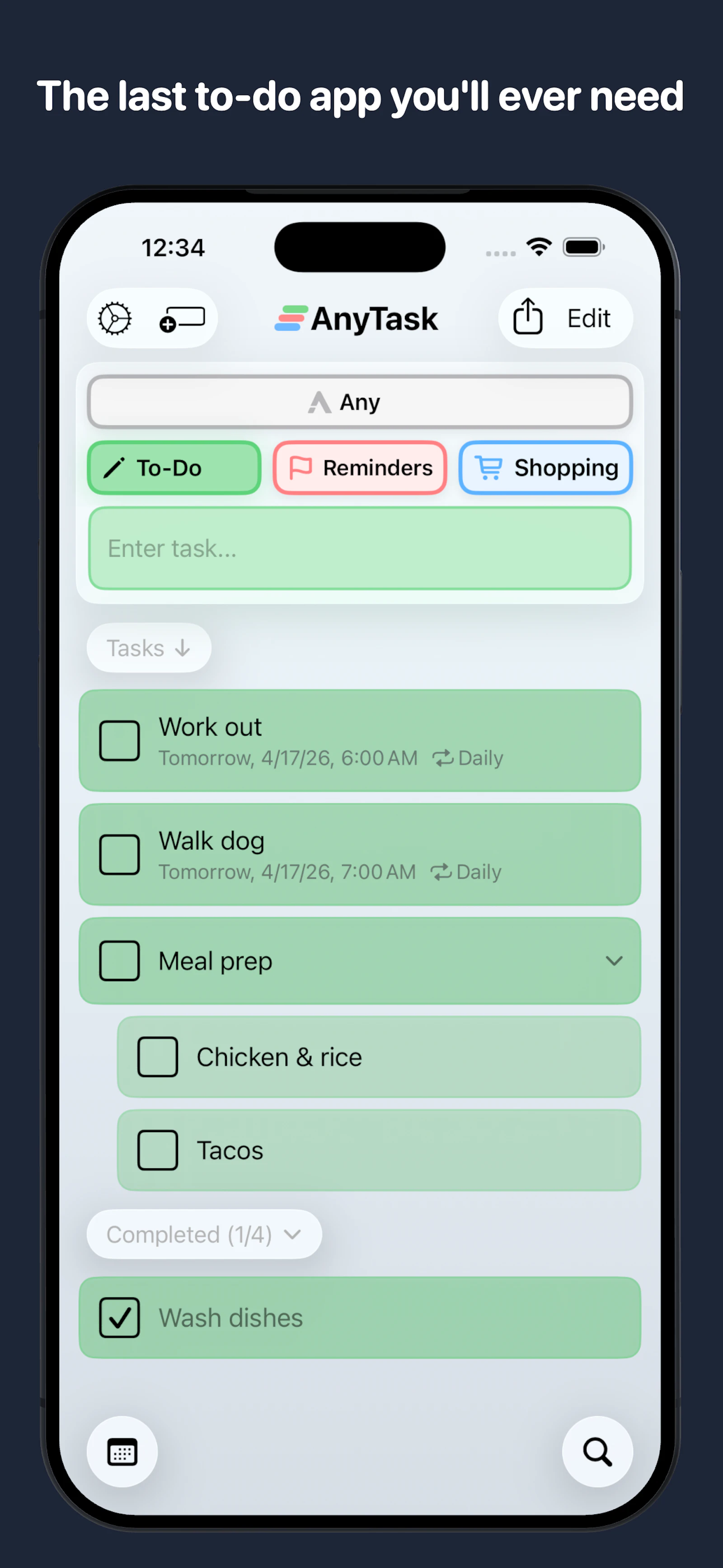 AnyTask screenshot 1