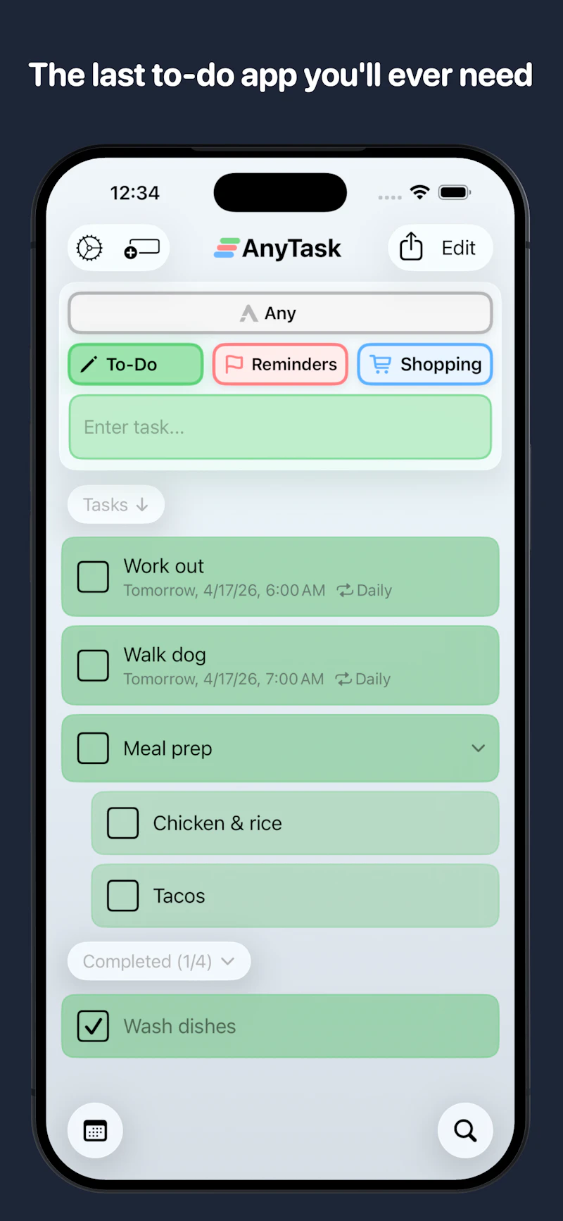 AnyTask screenshot 1