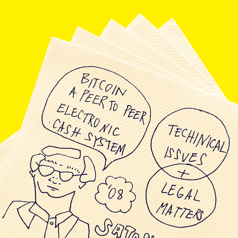 NapkinBooks: Bitcoin on a napkin