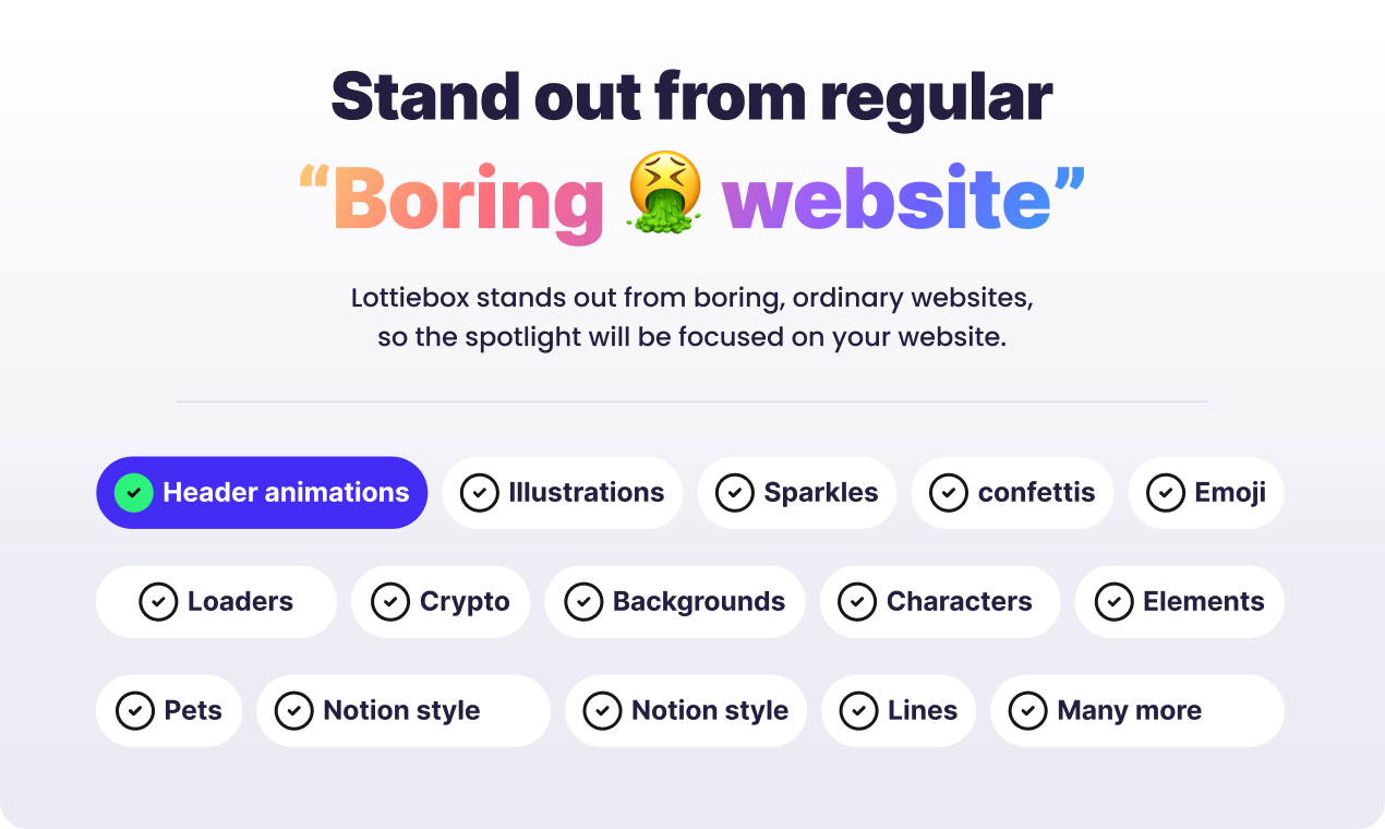Lottiebox - Sıkıcı ve yavaş web deneyimlerinden kurtulun medya 8