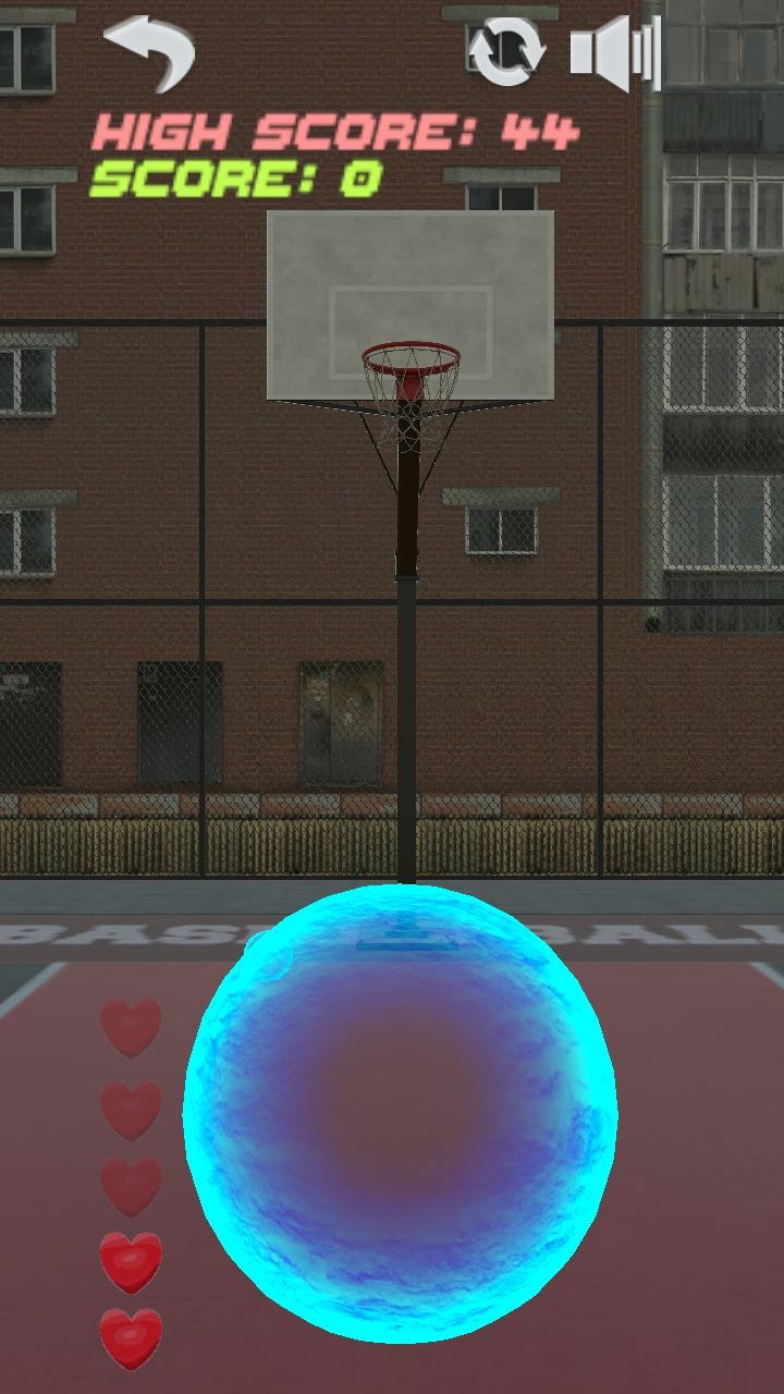 Simulador de disparos de baloncesto media 3