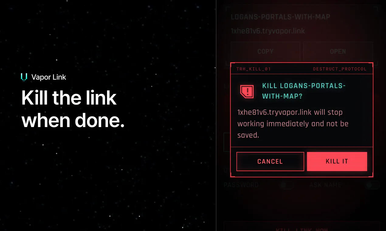VaporLink screenshot 2