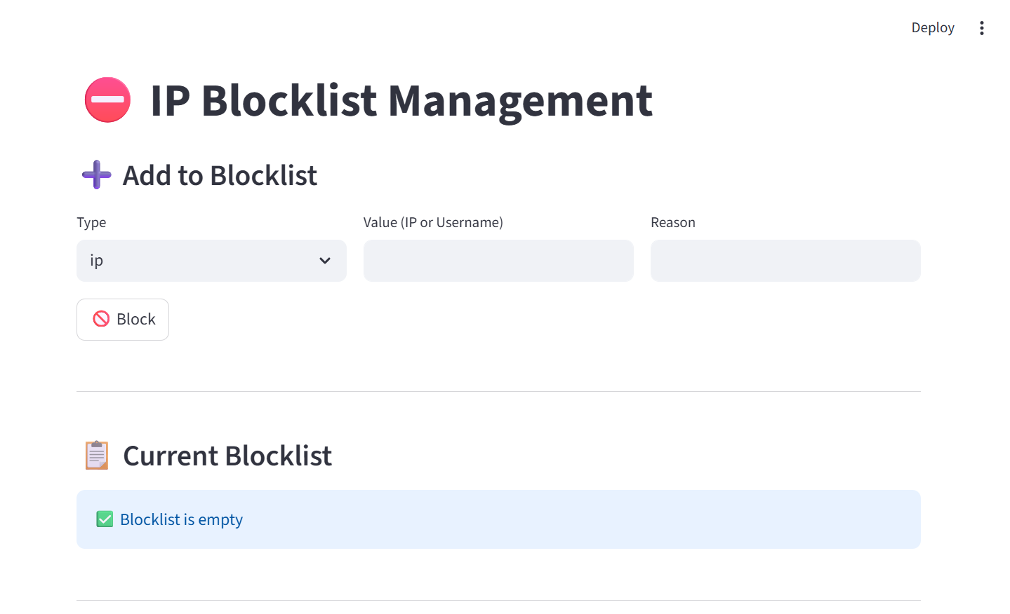 Sentinel Security Platform - Screenshot 3 showing product features and functionality