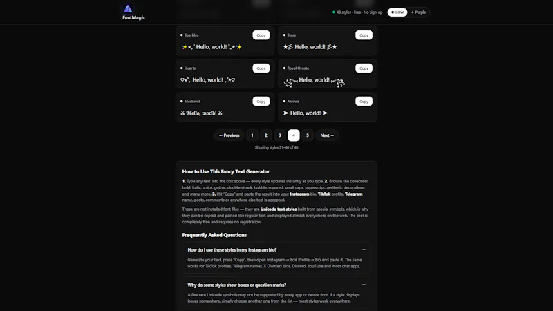 FontMagic screenshot 4