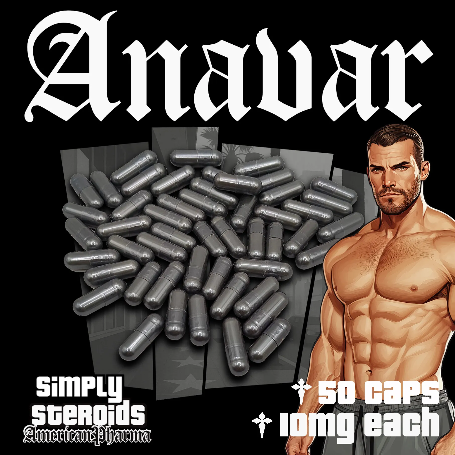 Anavar 10mg x 50 Capsules gallery image