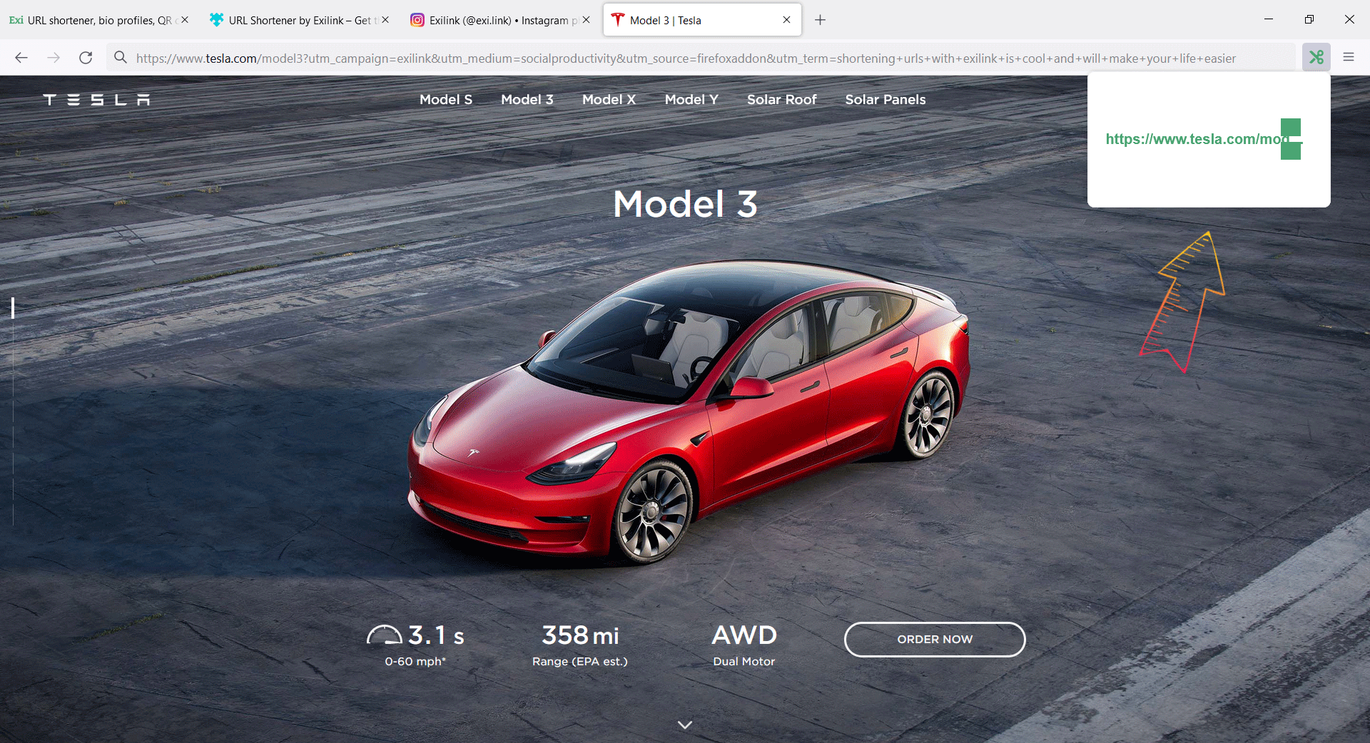 1-Click URL Shortener by Exilink gallery image