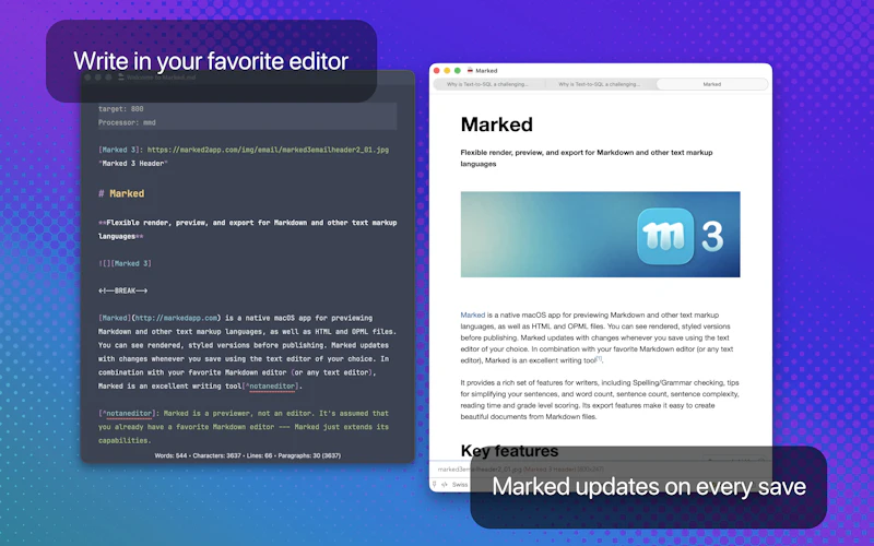 Marked 3 screenshot 1