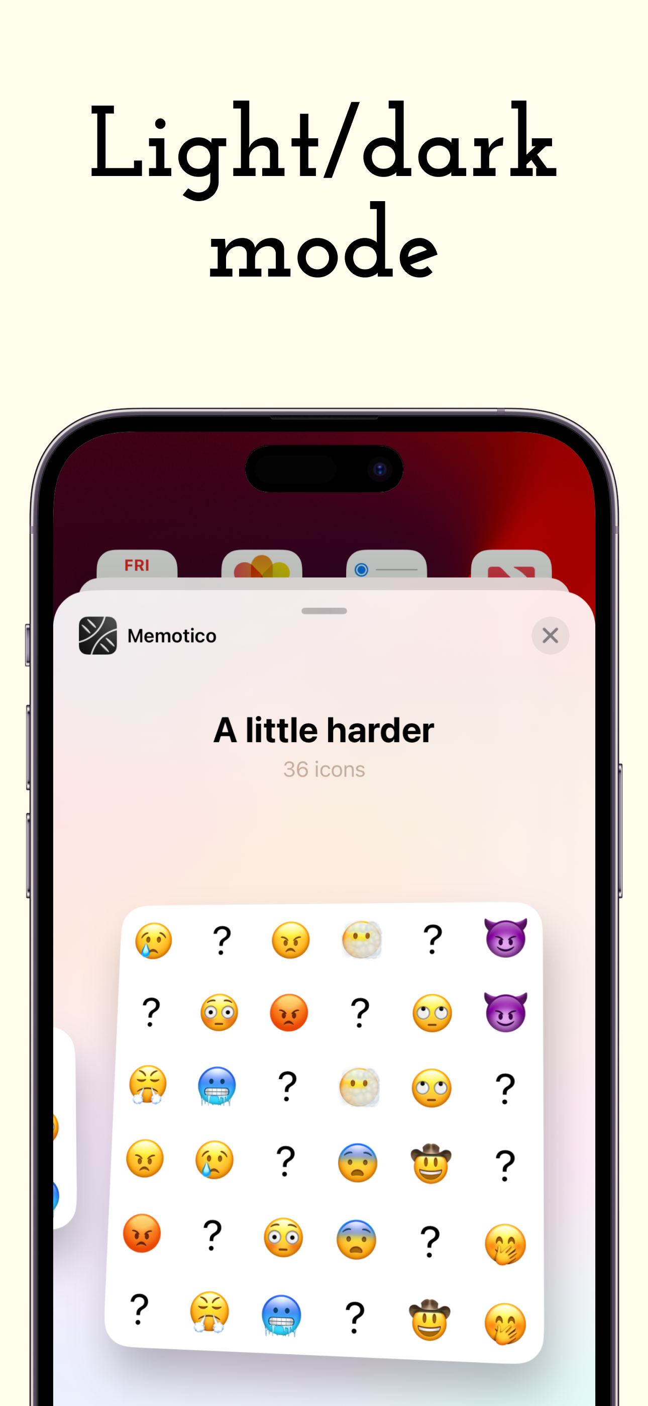 Memotico - Interaktives Widget-Spiel.Spielen Sie vom Startbildschirm aus. Medien 4