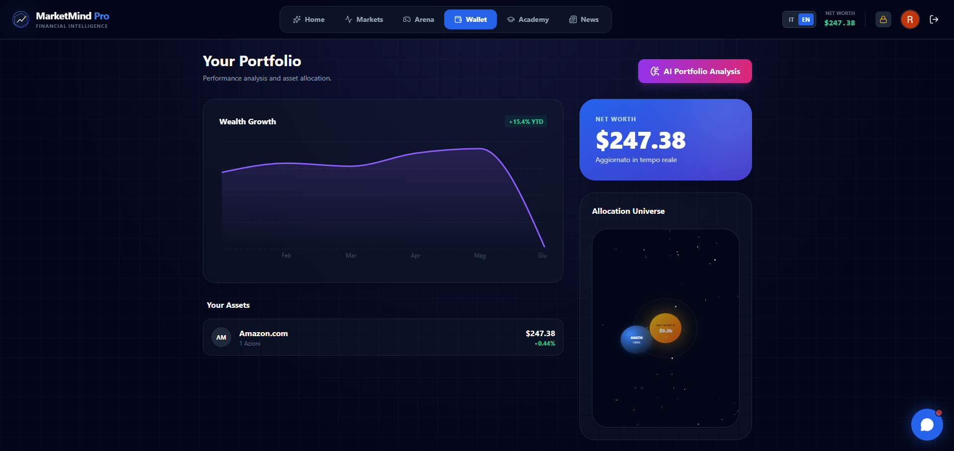 MarketMind - Screenshot 4 showing product features and functionality