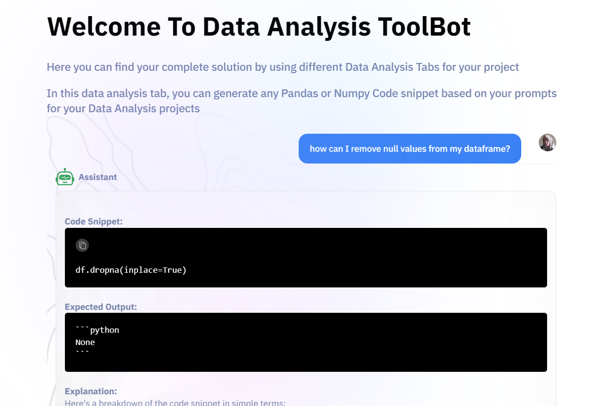 Tool Toolbot de análisis de datos media 5