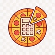 Pizza Calculator - Product Hunt launch logo and brand identity