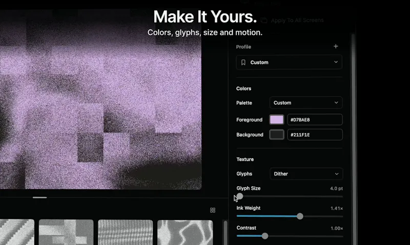 Glyphscape screenshot 1