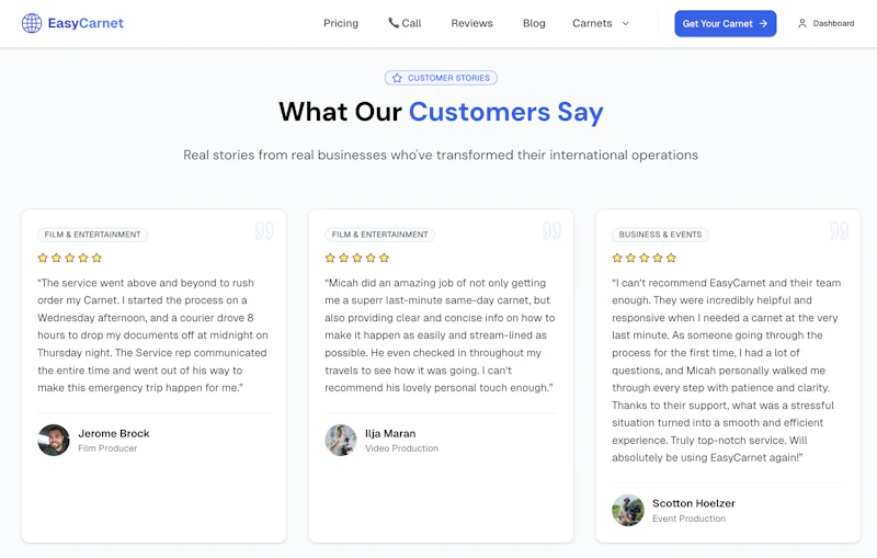 EasyCarnet | Avoid Tariffs, ATA Carnet screenshot 4