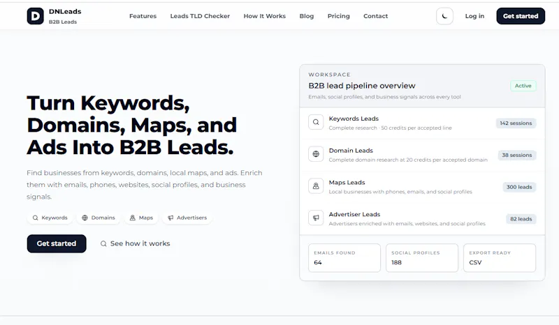 DNLeads B2B Leads screenshot 1