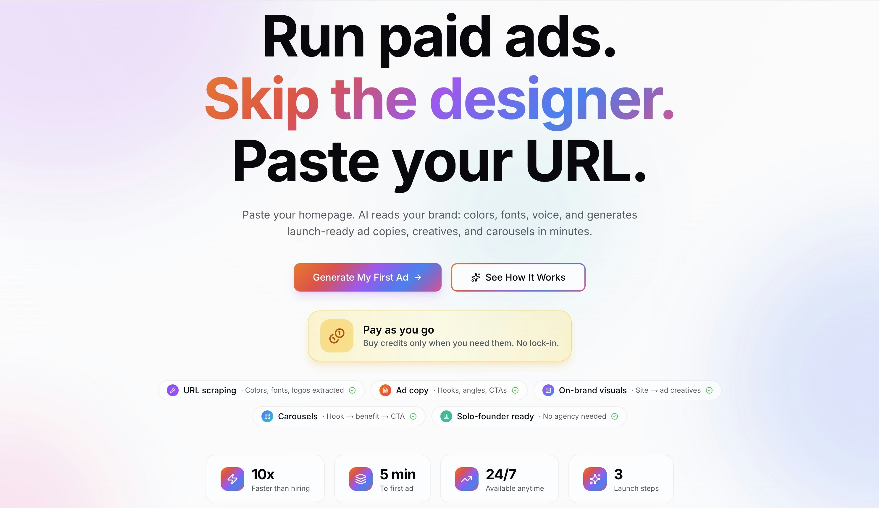 Aphilio, Turn URLs into Ads gallery image