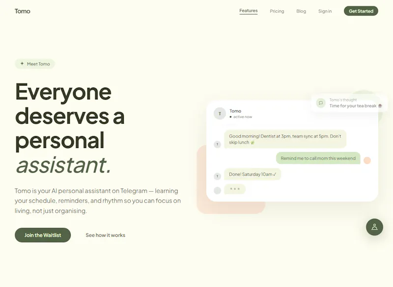 Tomo screenshot 1