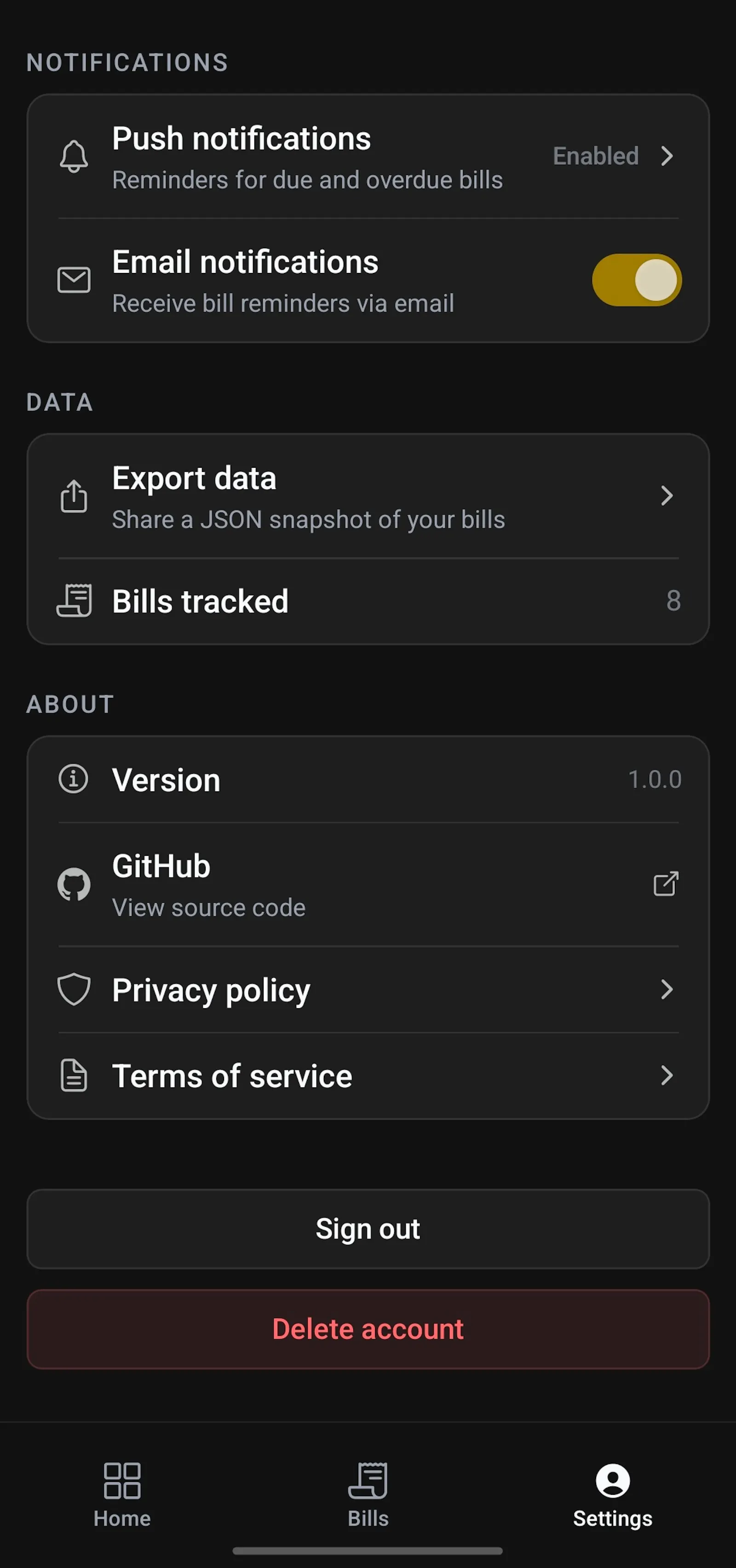 Bill Reminder screenshot 11