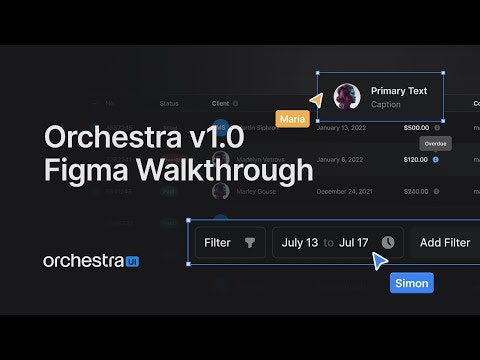 Orchestra Design System gallery image