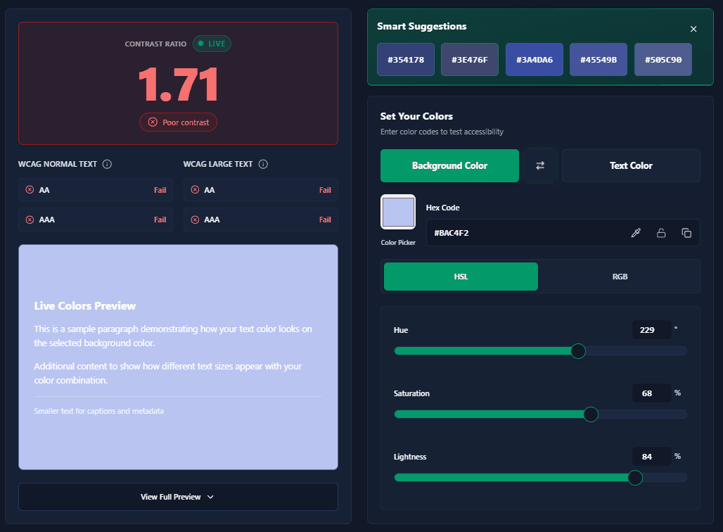 A11y – Smart Color Contrast Checker media 2