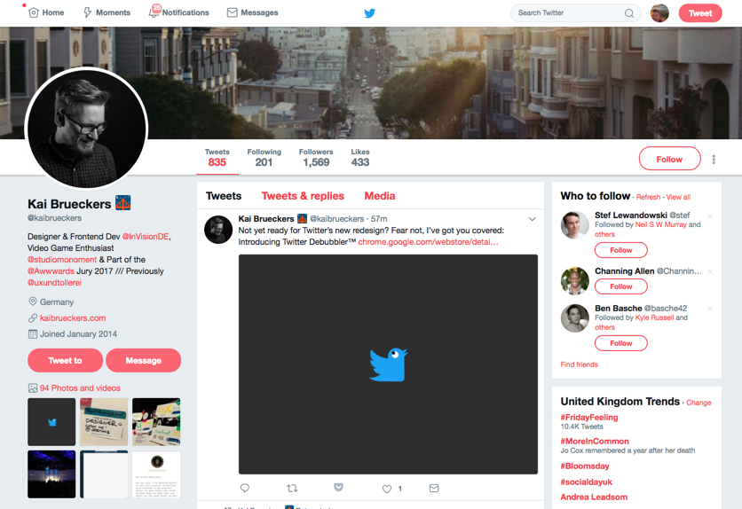 Twitter Debubbler gallery image