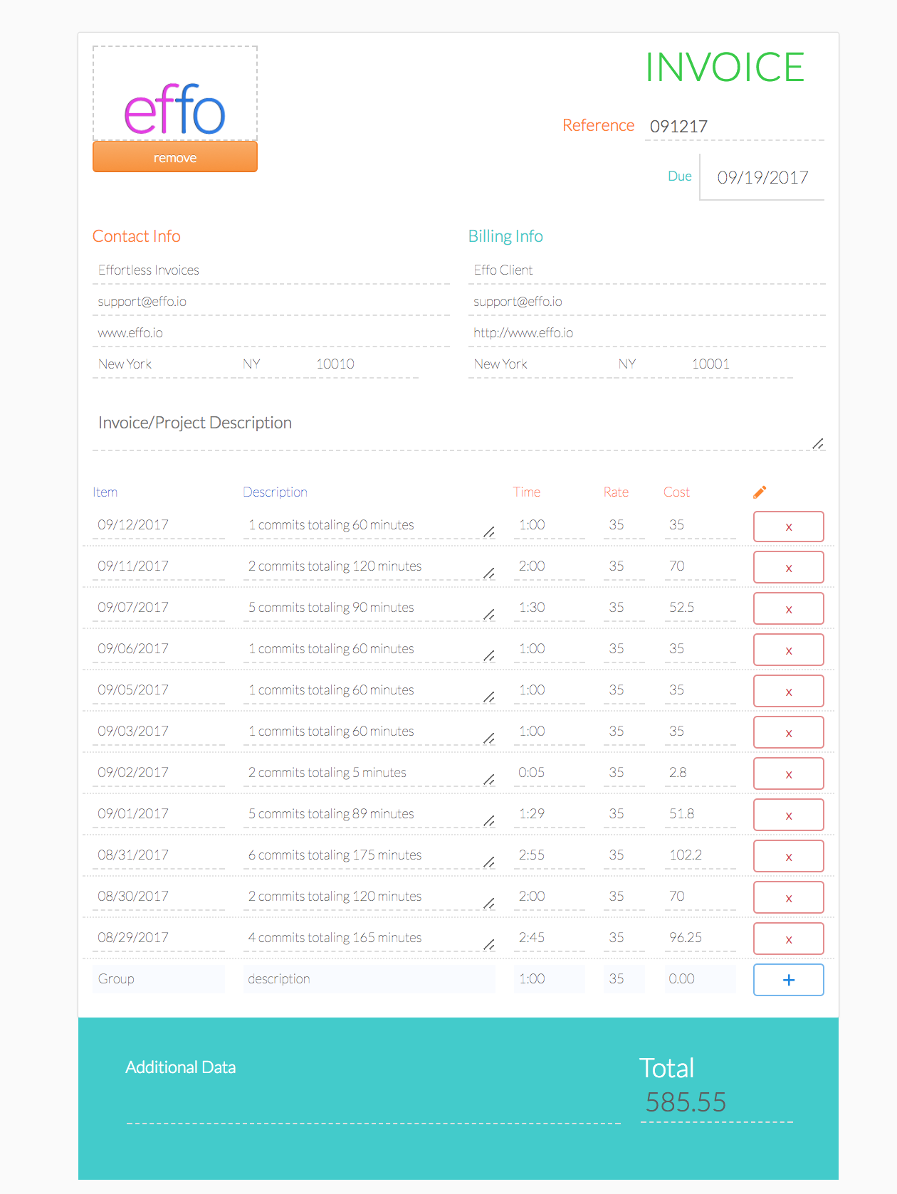 Effortless Invoices gallery image