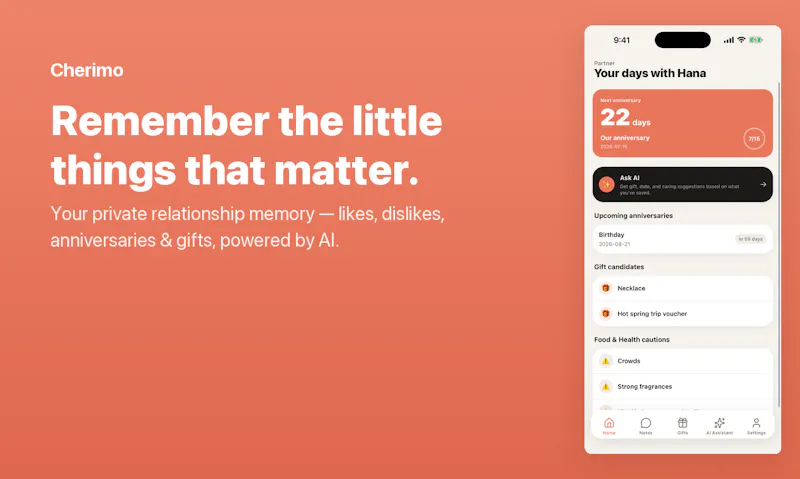 Cherimo screenshot 1