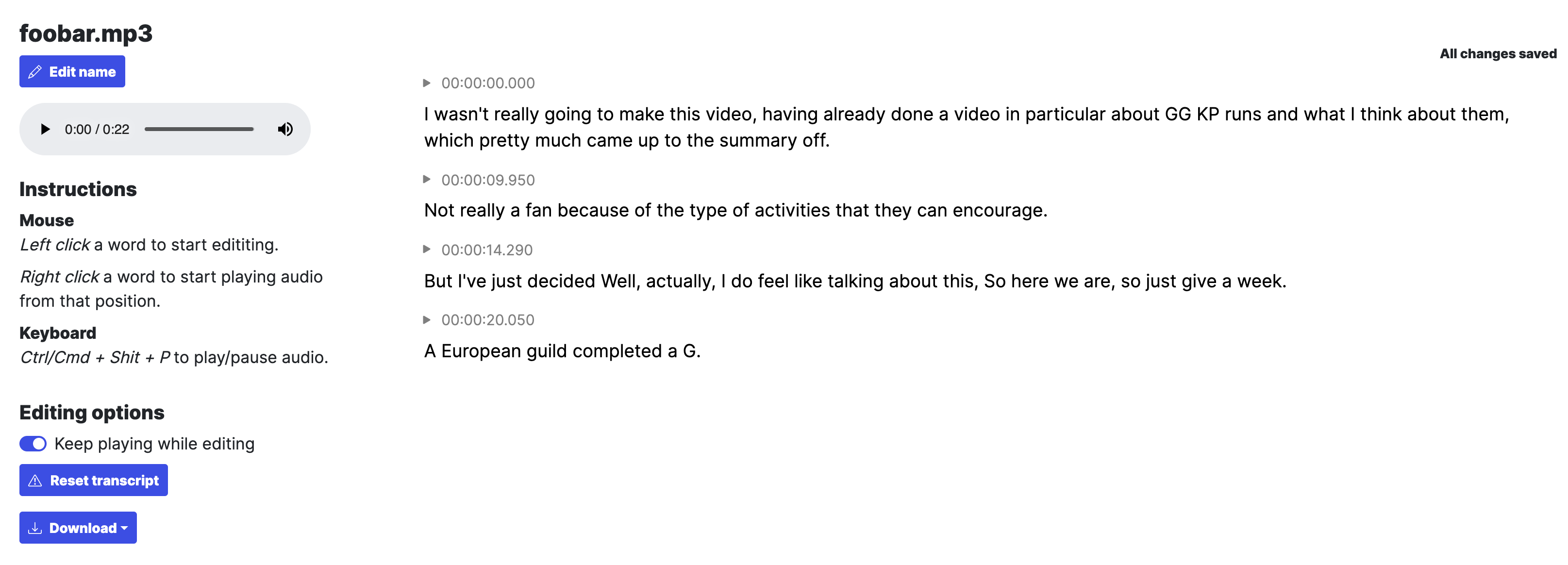 Transcribe Ninja gallery image