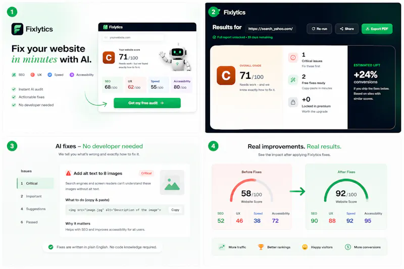 Fixlytics screenshot 4