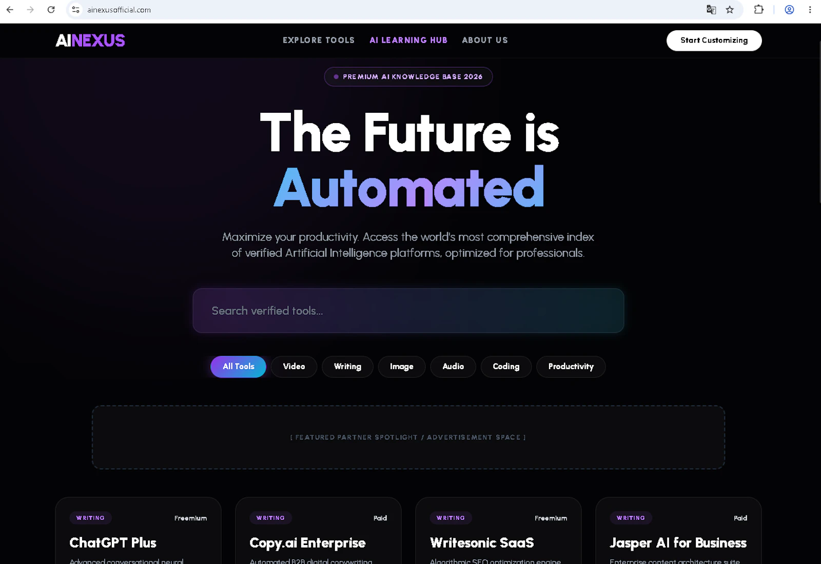 AI Nexus screenshot 1