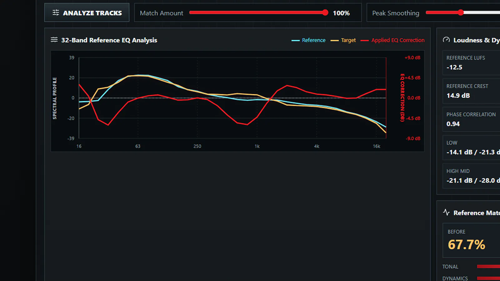 Sinpros Audio Match EQ Hub screenshot 2
