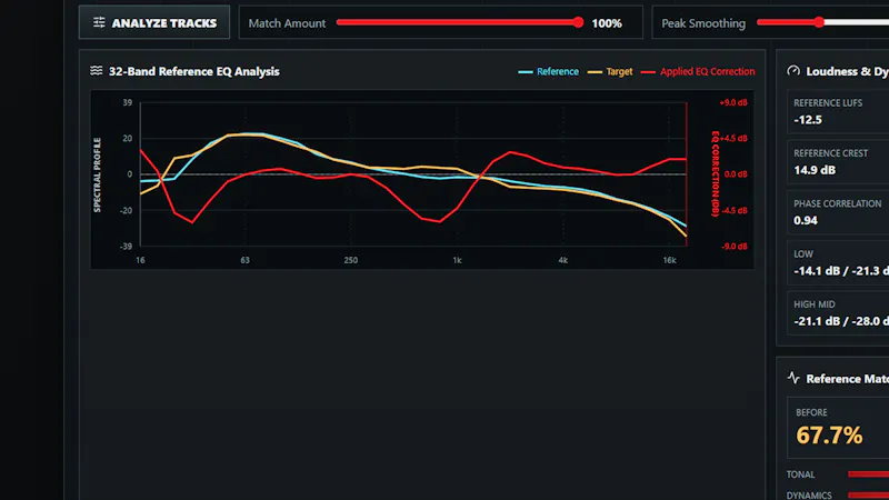 Sinpros Audio Match EQ Hub screenshot 2