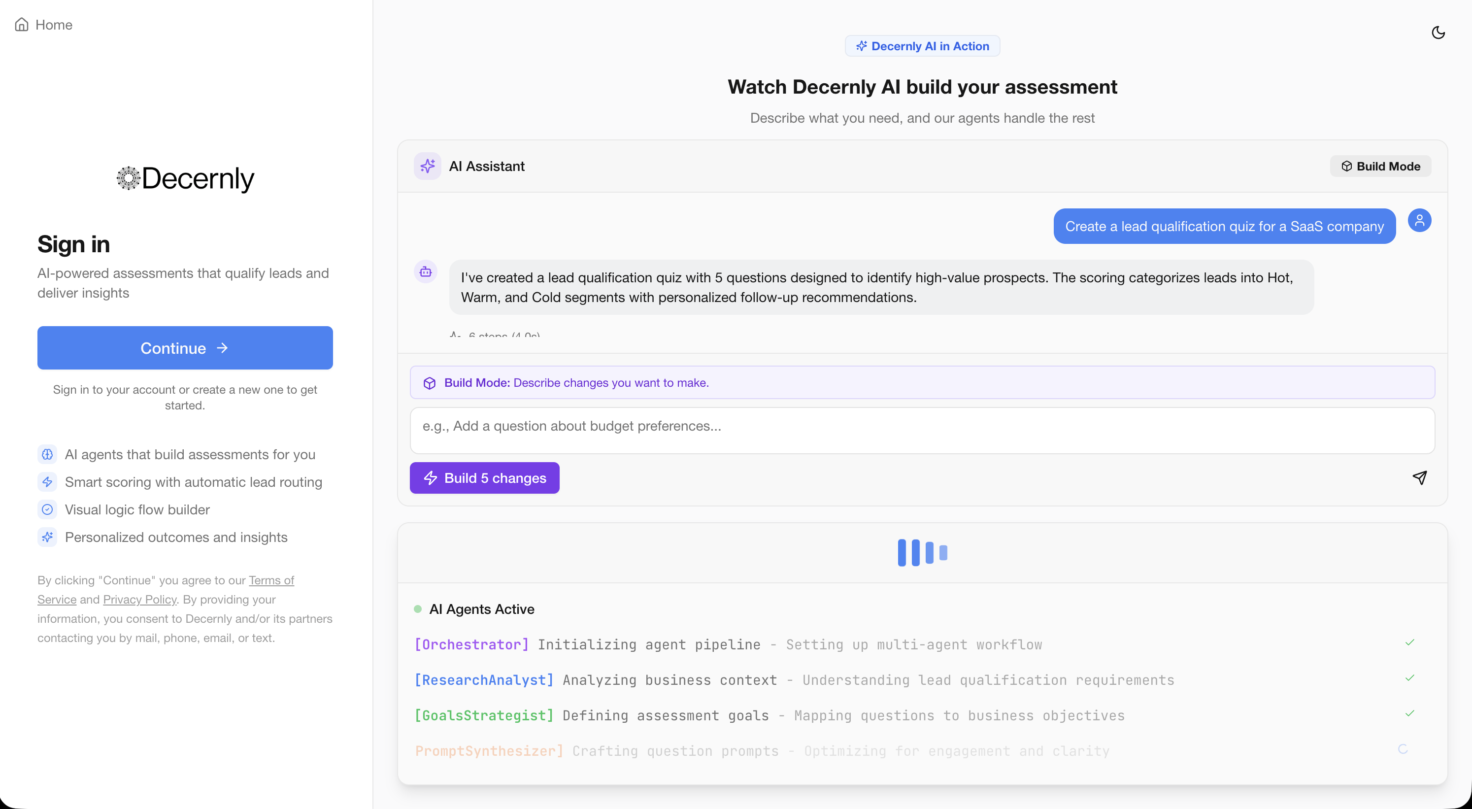 Decernly - Screenshot 3 showing product features and functionality