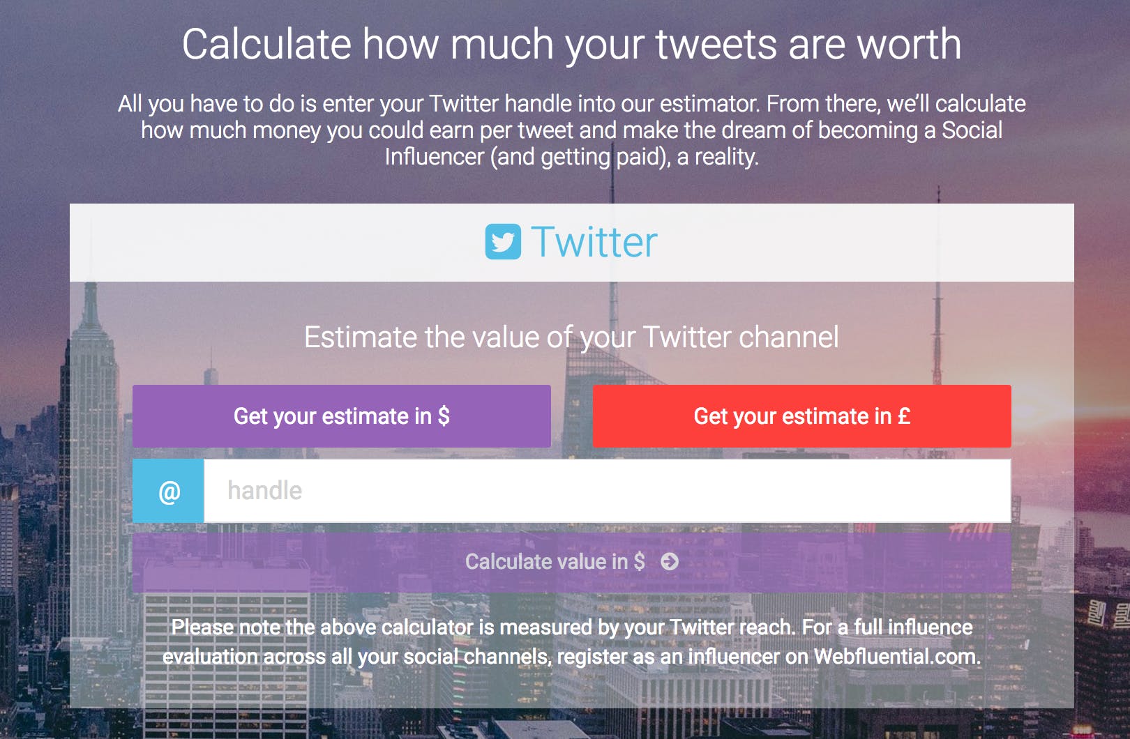 How much are your Tweets worth? media 1
