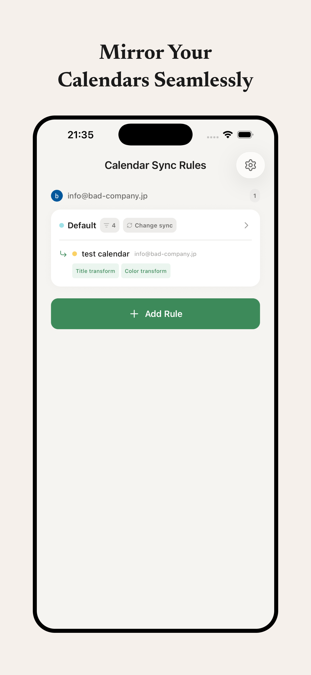 Calendar Auto Sync - CalMirror gallery image