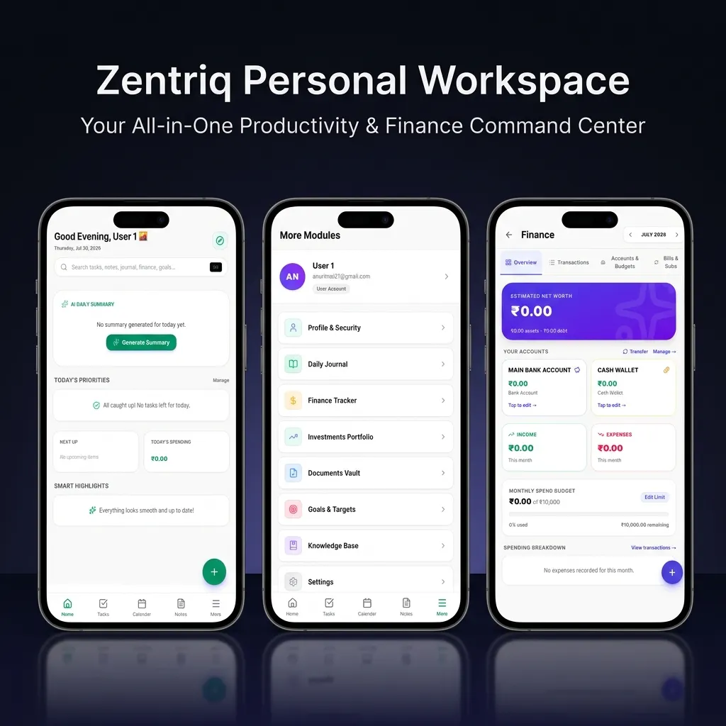 Zentriq screenshot