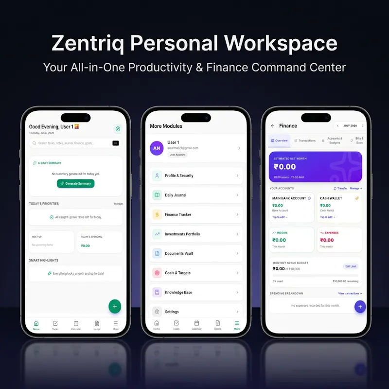 Zentriq screenshot 1