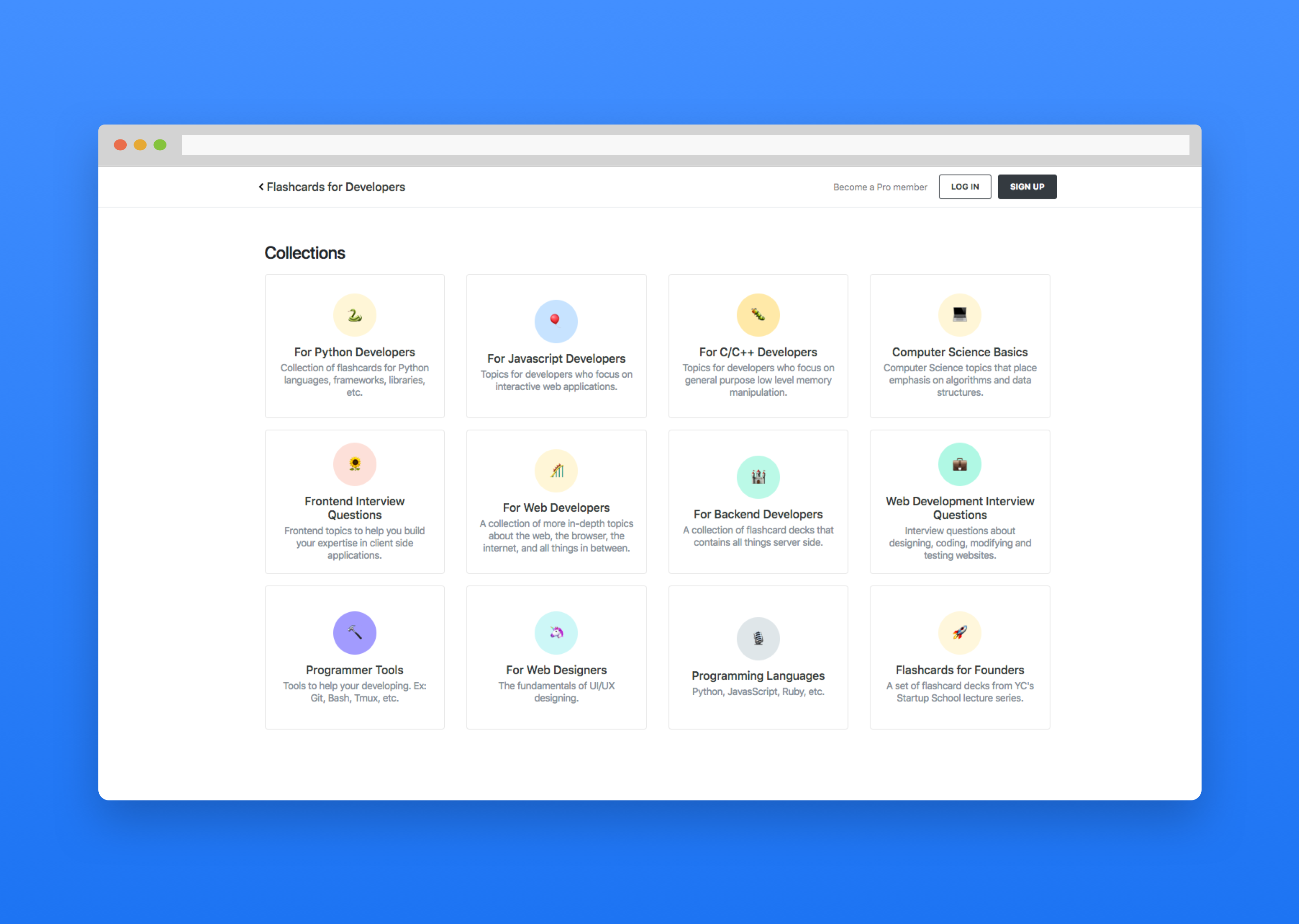 Flashcards for Developers Image
