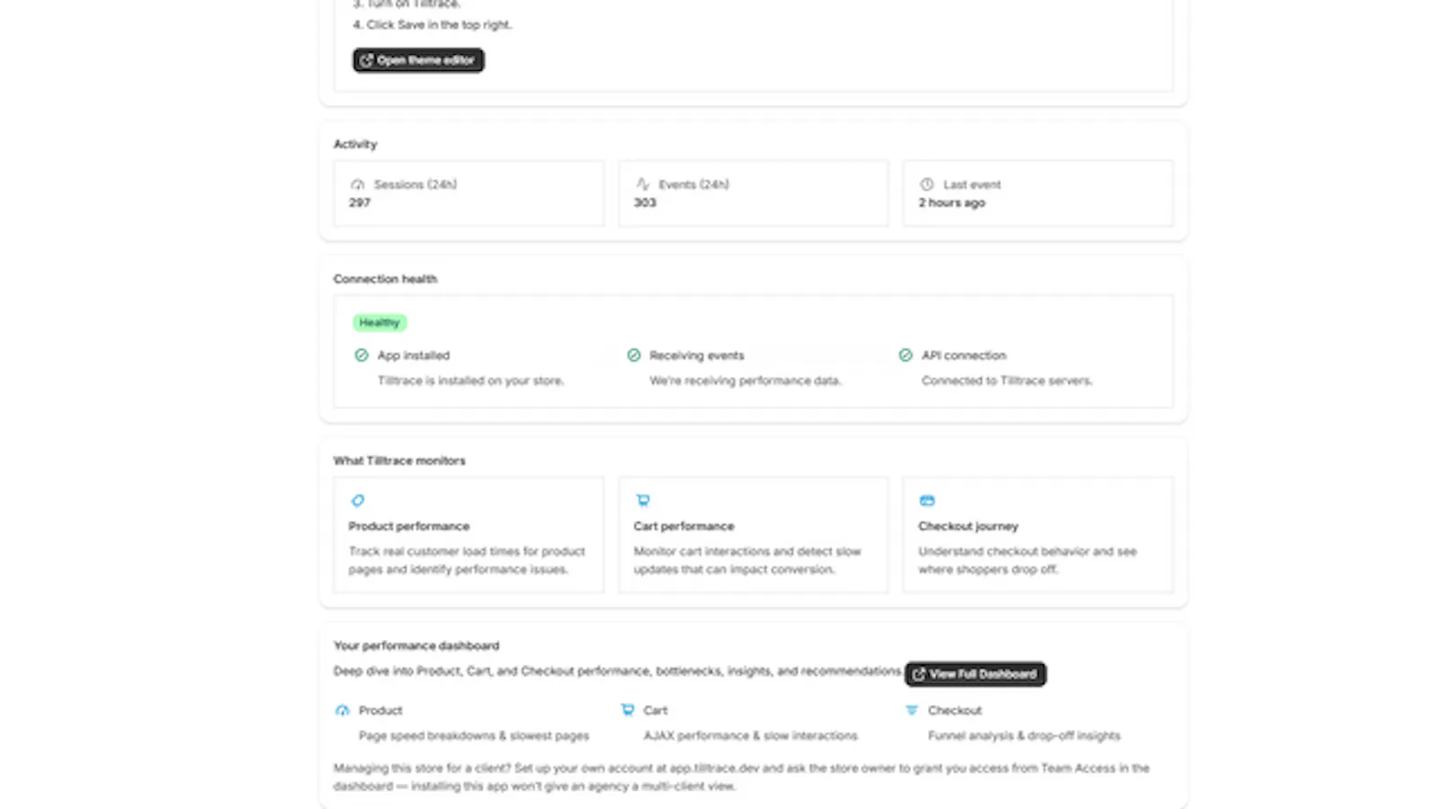 Tilltrace screenshot 5