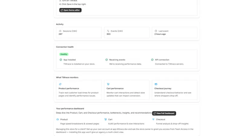 Tilltrace screenshot 5