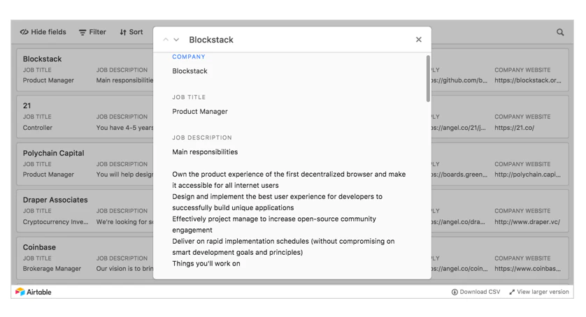 Blockchain Job Image