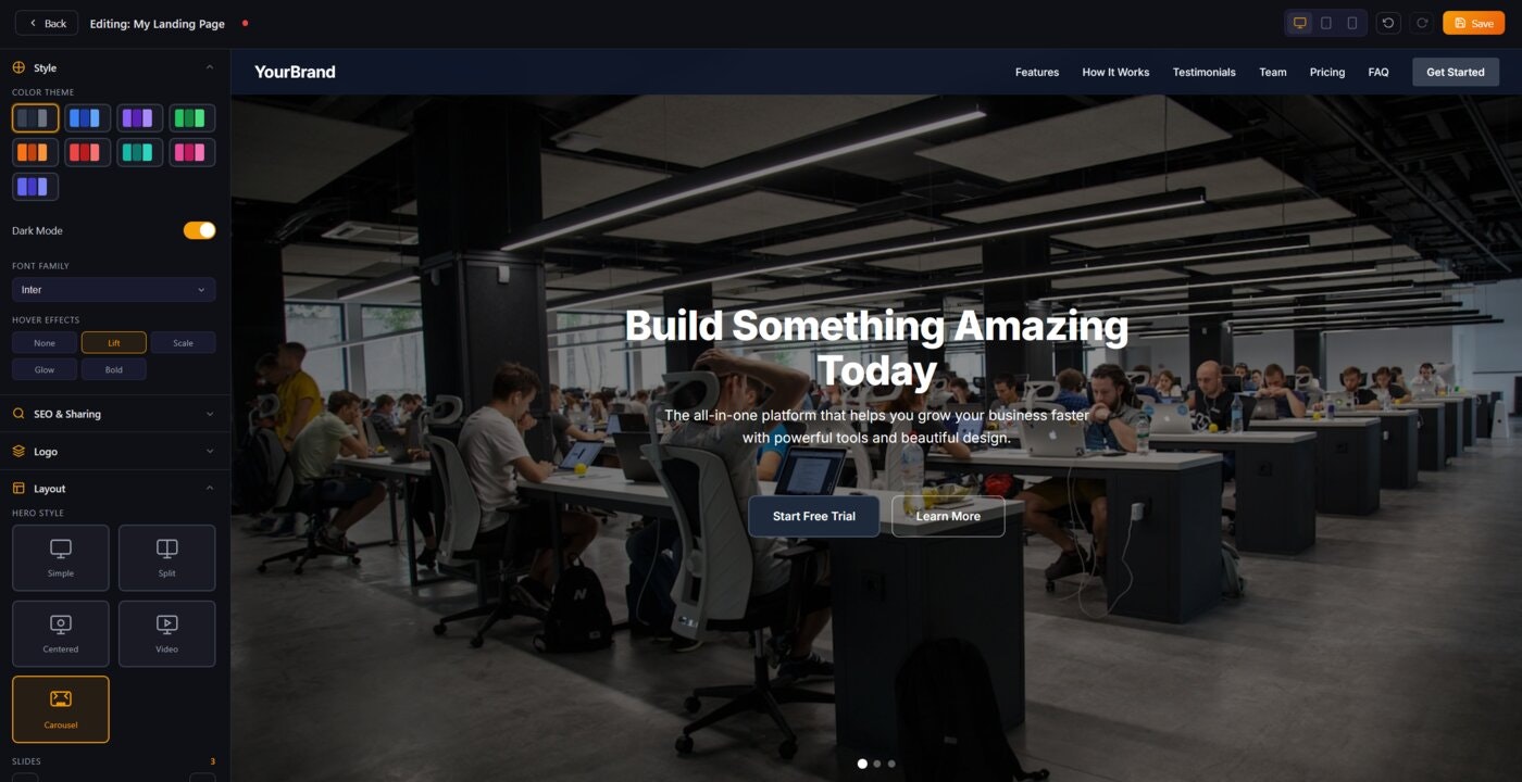 Landing Page Studio gallery image