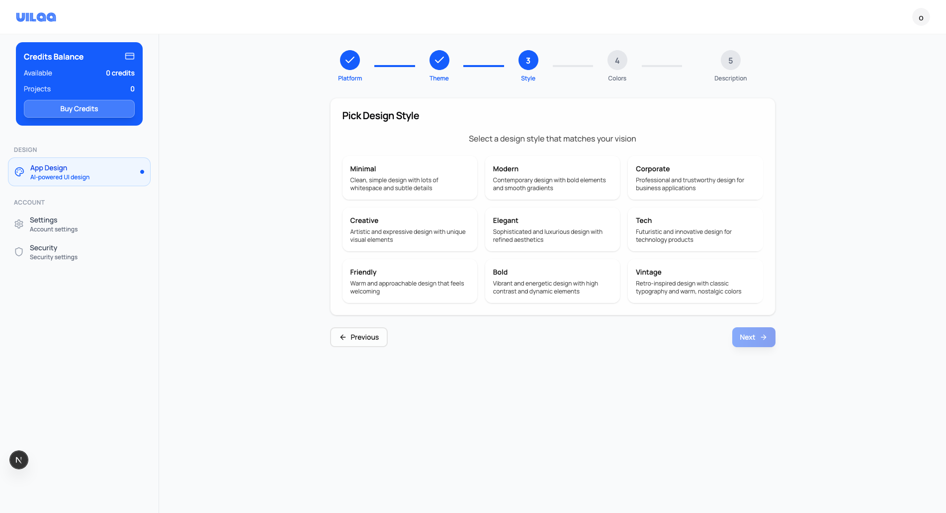 uilaa - Screenshot 3 showing product features and functionality