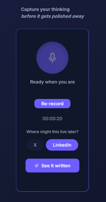 Voice2Value - Screenshot 2 showing product features and functionality